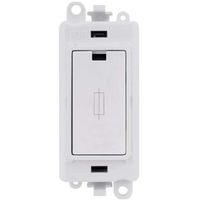 Show details for  13A Fused Module, White, GridPro Range