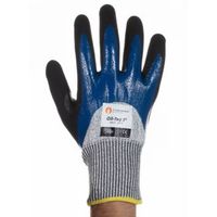 Show details for  Oil-Teq 5 Seamless Glove, Size 8, Double Layer Bi-Polymer Coating, Thumb and Forefinger Reinforcement