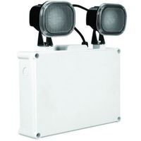 Show details for  10W Twin Spot Emergency Spotlight, 4000K, 550lm, IP65, White