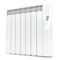 Show details for  770W Electric Radiator with Smart Timer, 7 Element, 580 x 670 x 118mm, 230V, Kyros Series, White