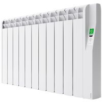 Show details for  1210W Oil Filled Electric Radiator with Smart Timer, 11 Elements, 990 x 580mm, White, Kyros Range