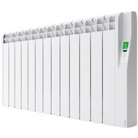 Show details for  1430W Oil Filled Electric Radiator with Smart Timer, 13 Elements, 1150 x 580mm, White, Kyros Range