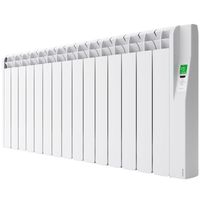 Show details for  1600W Oil Filled Electric Radiator with Smart Timer, 15 Elements, 1310 x 580mm, White, Kyros Series