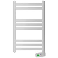 Show details for  300W Oil Filled Electric Towel Rail with Smart Timer, 500 x 900mm, White, Kyros Series