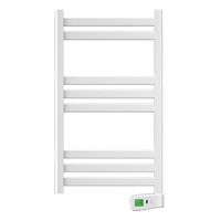 Show details for  300W Electric Towel Rail with Smart Timer, 900 x 500 x 45mm, 230V, Kyros Series, White