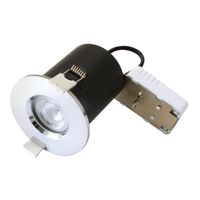 Show details for  Fire Rated Downlight Fixed GU10 IP20 Chrome (Lamp Not Included)