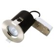 Show details for  Fire Rated Downlight Fixed GU10 IP65 Satin Chrome (Lamp Not Included)