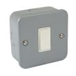 Show details for  Metal Clad 1 Gang 2 Way Light Switch