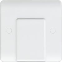 Show details for  20A Flex Outlet Plate, 1 Gang, White, Curved Edge Range