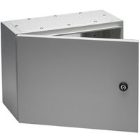 Show details for  IP65 Steel Enclosure H300 x W250 x D150 c/w Backplate RAL7035