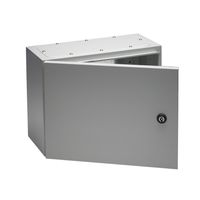 Show details for  Epoxy Coated Steel Enclosure with Backplate, 400mm x 600mm x 200mm, Grey, IP65