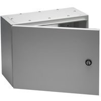 Show details for  IP65 Steel Enclosure H300 x W400 x D200 c/w Backplate RAL7035