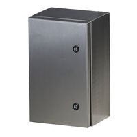Show details for  Stainless Steel Enclosure with Backplate, 600mm x 400mm x 200mm, IP65