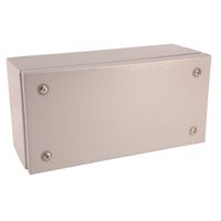 Show details for  IP65 Steel Terminal Box H150 x W150 x D80 c/w Backplate RAL7035
