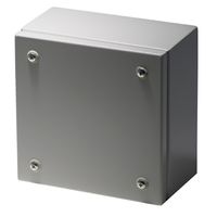 Show details for  Steel Terminal Box with Backplate, 200mm x 150mm x 120mm, Grey, IP65