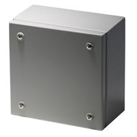 Show details for  Steel Terminal Box with Backplate, 200mm x 150mm x 80mm, Grey, IP65