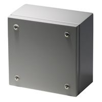 Show details for  Steel Terminal Box with Backplate, 200mm x 200mm x 120mm, Grey, IP65