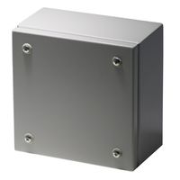 Show details for  Steel Terminal Box with Backplate, 300mm x 200mm x 80mm, Grey, IP65