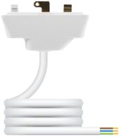 Show details for  Klik 6A 3 Pin Pre-Wired Plug with 3m Cable - White