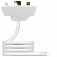 Show details for  Klik 6A 4 Pin Pre-Wired Plug with 3m Cable - White