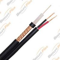 Show details for  RG59 Coaxial and Power Cable, PVC, Black (100m Drum)