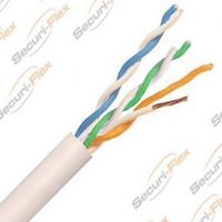 Show details for  Telephone Cable, 2 Pair, PVC, White (100m Drum)