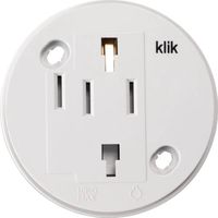 Show details for  6A 4 Pin Round Socket, White