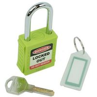 Show details for  Lockout Safety Padlock, Green