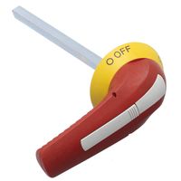 Show details for  Handle and Shaft, Red/Yellow