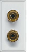 Show details for Speaker Terminal Posts Module, 1 Module, White