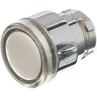 Show details for  Metal 22.5mm Illuminated Flush Push-Button Head Only, Clear, IP65