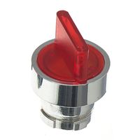 Show details for  Metal 22.5mm Illuminated Selector Switch, Red, 2 Position 'Stay Put', IP65