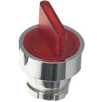 Show details for  Metal 22.5mm Illuminated Selector Switch, Red, 2 Position 'Stay Put', IP65