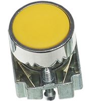 Show details for  22.5mm Metal Flush Push Button Head with Collar, Yellow, IP65
