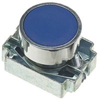 Show details for  22.5mm Metal Flush Push Button Head with Collar, Blue, IP65