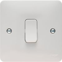 Show details for  10AX 2 Way Wall Switch, 1 Gang, White, Sollysta Range
