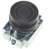 Show details for  22.5mm Metal Booted Push Button with Collar, Black, IP65
