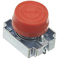 Show details for  22.5mm Metal Booted Push Button with Collar, Red, IP65