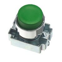 Show details for  22.5mm Metal Projecting Push Button with Collar, Green, IP65