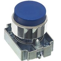 Show details for  22.5mm Metal Projecting Push Button with Collar, Blue, IP65