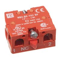 Show details for  N/C Back Mounting for Plastic Control Station