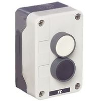 Show details for  Plastic Control Station, 2 Position, 2NO, Grey, IP65