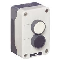 Show details for  Plastic Control Station, 2 Position, 2NO, Grey, IP65