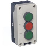 Show details for  3 Position Plastic (IP65) Green / Red / Green + 2N/O + 1N/C
