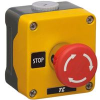 Show details for  Metal Enclosed Emergency Stop Station (IP65) Twist Release + 1N/C