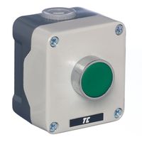 Show details for  Metal Control Station, 1 Position, Greey, 1NO, IP65