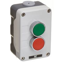 Show details for  Metal Control Station, 1 Position, 1NO / 1NC, Grey, IP65