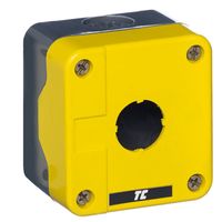 Show details for  1 Hole (Yellow Lid) Plastic Empty Control Station (IP65)