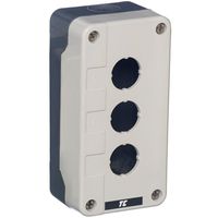 Show details for  3 Hole Plastic Empty Control Station (IP65)