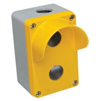 Show details for  2 Hole Metal Empty Control Station with Shroud (IP65)